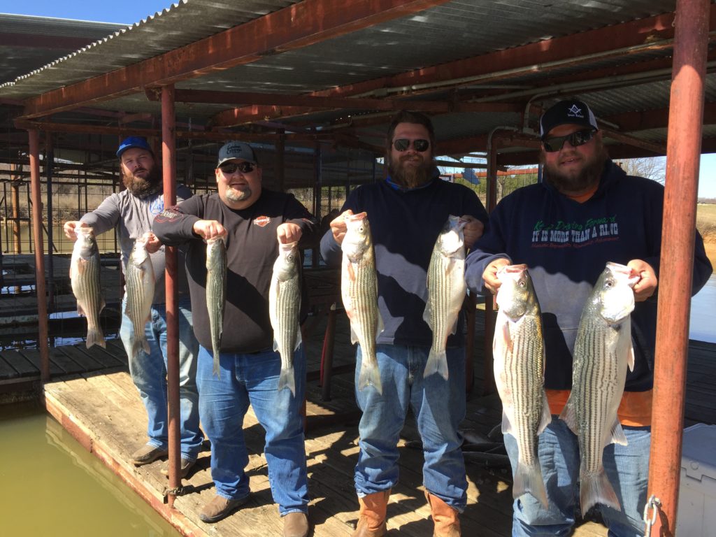 Supernatural Striper Fishing-Lake Texoma-Striper Express Guide Service